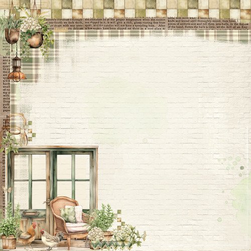 20 Pack - Cottagecore Double-Sided Cardstock 12"X12"-Moments - 5A002C21-1GFKY