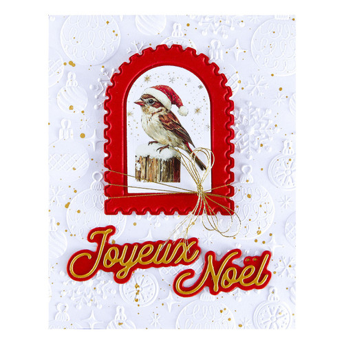 Spellbinders Etched Dies-International Holiday Sentiments, French - 5A003CZ4-1H97D Spellbinders Etched Dies-International Holiday Sentiments, French - 5A003CZ4-1H97D