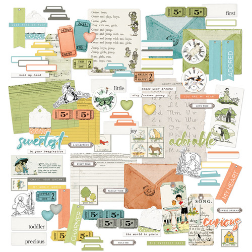 2 Pack - 49 And Market Ephemera Bits-Toddler Time - 5A002J12-1GKLN