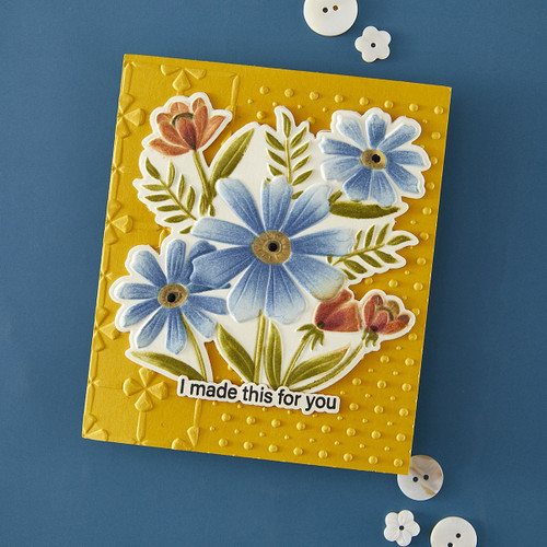 3D Folder and Stencil Bundle by Wendy Vecchi-Tabbed Classics, Thank You Bouquet - 5A003CZM-1H97F