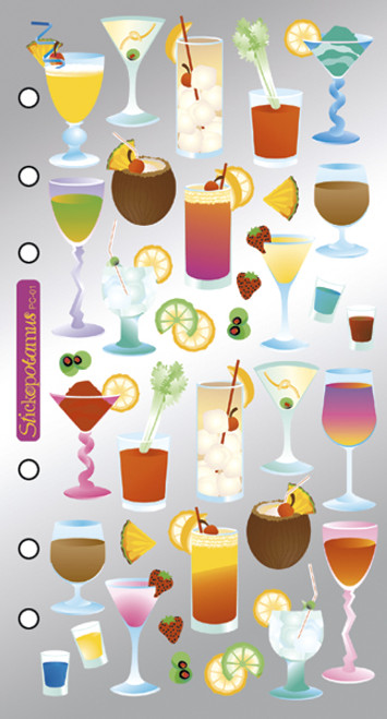 Sticko Stickers-Cocktails - SPPC01