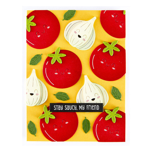 Spellbinders Clear Stamp Set-Buon Appetito, Stay Saucy - 5A003CZH-1H97J Spellbinders Clear Stamp Set-Buon Appetito, Stay Saucy - 5A003CZH-1H97J