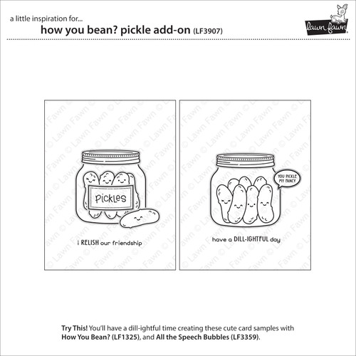 Lawn Fawn Add-On Stamps-How you Bean? Pickle - 5A0039G2-1H8PH