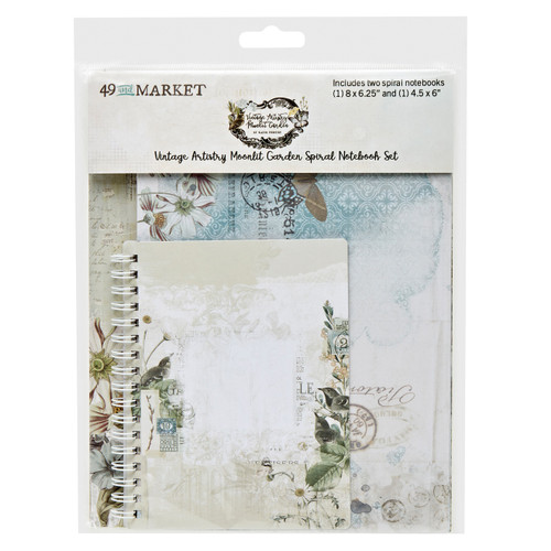 49 And Market Spiral Notebook Set-Vintage Artistry Moonlit Garden - VMG25736 - 786724925736
