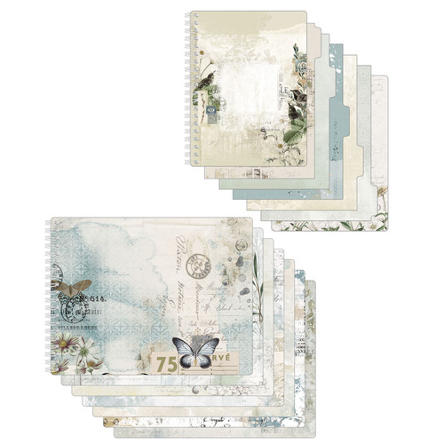 49 And Market Spiral Notebook Set-Vintage Artistry Moonlit Garden - VMG25736