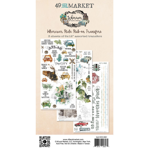 49 And Market Rub-Ons-Ride, Wherever - WHE26061 - 786724926061