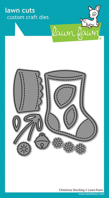 Lawn Cuts Custom Craft Die-Christmas Stocking - 5A0039HB-1H8PP - 783385670548