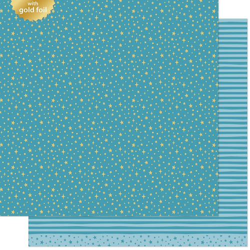 Lawn Fawn All the Sparkles Paper-Aquamarine - 5A0039GW-1H8PX - 783385671231
