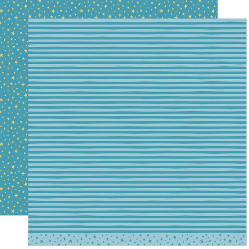 Lawn Fawn All the Sparkles Paper-Aquamarine - 5A0039GW-1H8PX