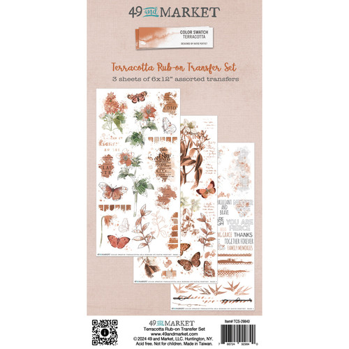 49 And Market Rub-On Transfer Set-Color Swatch: Terracotta - 5A002C1M-1GFL1 - 786724929840