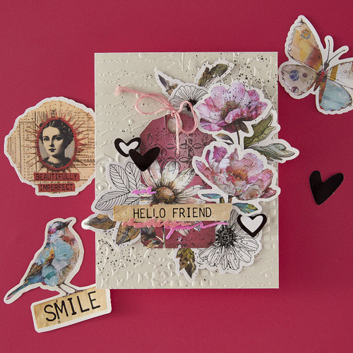 2 Pack - Spellbinders Die Cut Shapes -110 pc-Beautifully Imperfect - 5A003D02-1H97C
