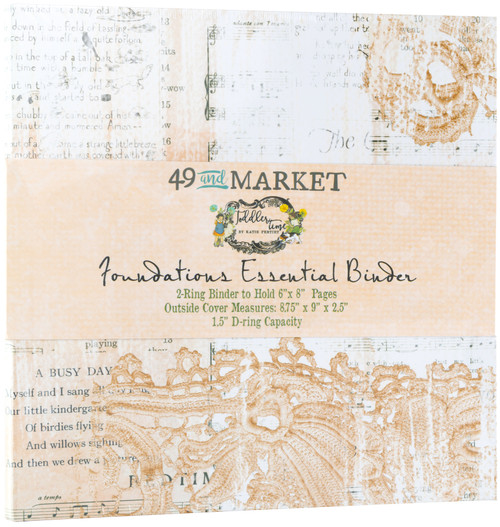 49 And Market Foundations Binder-Toddler Time Coral - 5A002CWY-1GGD7 - 786724930150