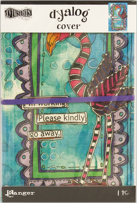 2 Pack - Dyan Reaveley's Dylusions Dyalog Canvas Printed Cover 5"X8"-Frame - DYT60567 - 789541060567