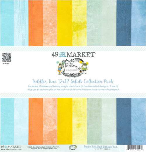 49 & Market Collection Pack 12"X12"-Toddler Time Solids - 5A002J26-1GKM2 - 786724929956