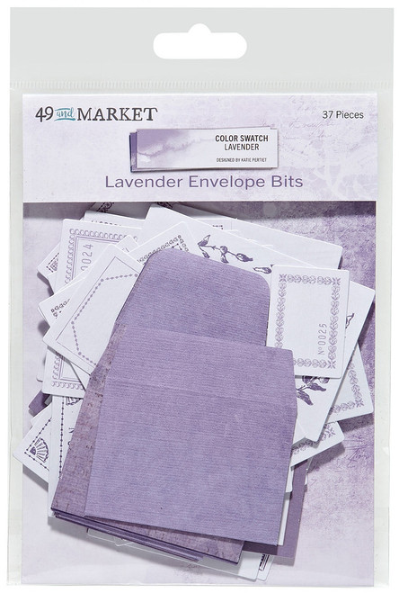3 Pack - Color Swatch: Lavender Envelope Bits-37/Pkg - CSL41480 - 752505141480