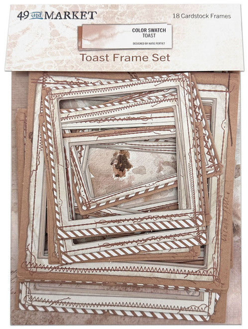 3 Pack - Color Swatch: Toast Frame Set-18/Pkg - CST41169 - 752505141169
