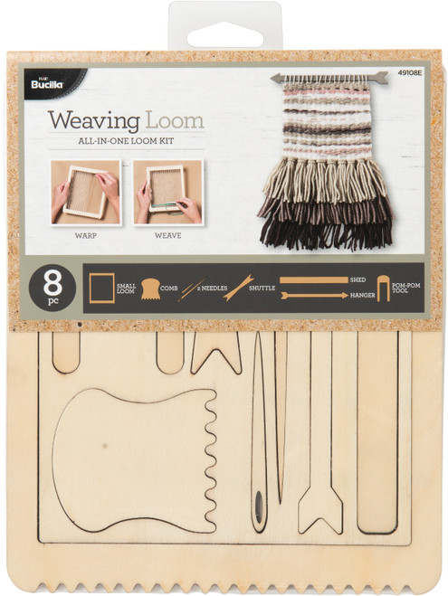 Bucilla All-in-One Loom Tool Kit - Rectangle-7"X6" - 49108