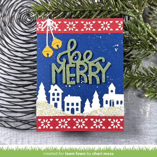 Lawn Cuts Custom Craft Die-Giant Be Merry - 5A0039G1-1H8PZ Lawn Cuts Custom Craft Die-Giant Be Merry - 5A0039G1-1H8PZ