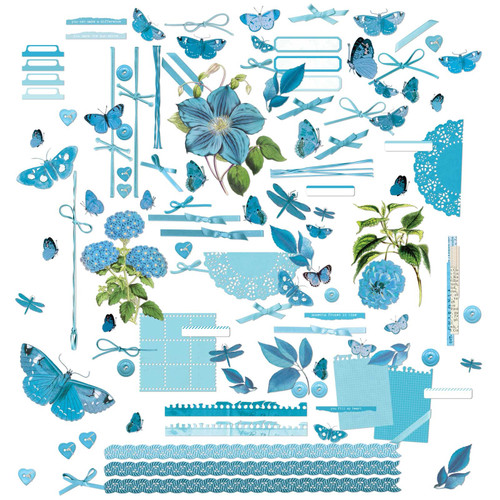 2 Pack - Color Swatch: Ocean Laser Cut Outs-Elements - CSO41275