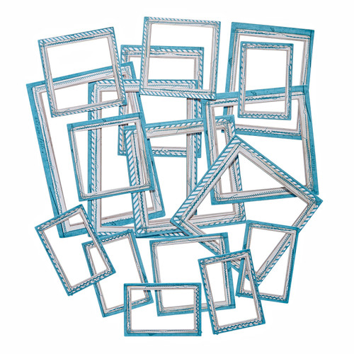 3 Pack - Color Swatch: Ocean Frame Set-18/Pkg - CSO41305