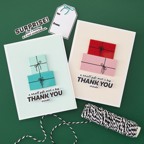 Hero Arts Stamp & Cut Set-Just Because, Best Gift Ever - 5A003CYS-1H96C