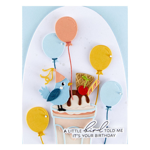 Spellbinders Etched Dies-Happier Hour, Fountain Wishes - 5A003CZF-1H96L