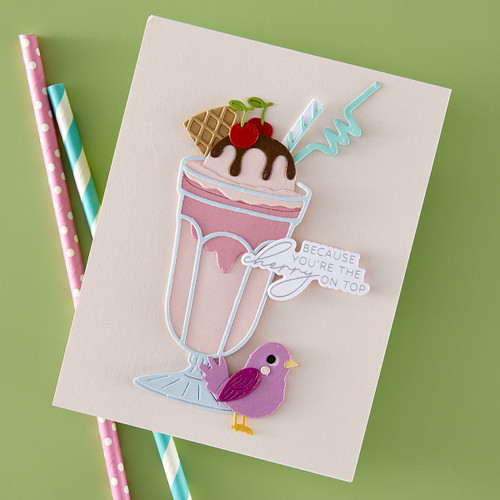 Spellbinders Etched Dies-Happier Hour, Fountain Wishes - 5A003CZF-1H96L