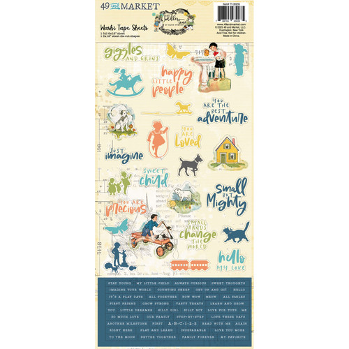 49 And Market Washi Sheets-Toddler Time - 5A002J1D-1GKPJ - 786724930235