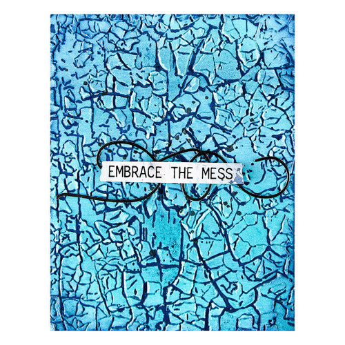Spellbinders 3D Embossing Folder-Beautifully Imperfect, Crackle Paint - 5A003D03-1H96R Spellbinders 3D Embossing Folder-Beautifully Imperfect, Crackle Paint - 5A003D03-1H96R