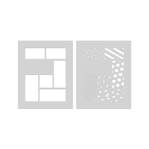 Hero Arts Gorgeous Giftwrap Layering Stencils-Best Gift Ever - 5A003CYT-1H96J