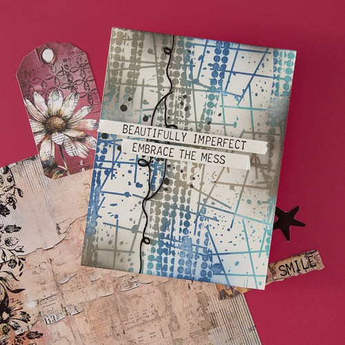 Spellbinders Press Plates-Beautifully Imperfect, Grungy Backgorund - 5A003CZ1-1H970 Spellbinders Press Plates-Beautifully Imperfect, Grungy Backgorund - 5A003CZ1-1H970