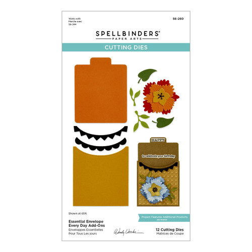 Spellbinders Etched Dies by Wendy Vecchi-Tabbed Classics, Envelope Add-Ons - 5A003CZS-1H96V - 810176107553