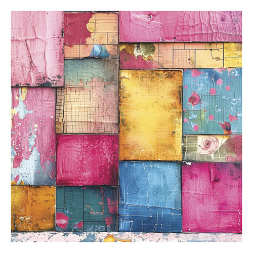 Spellbinders 6X6" Printed Paper-Beautifully Imperfect - 5A003CZT-1H96X