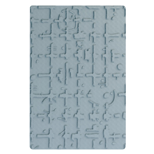 Sizzix Multi-Level Embossing Folder By Seth Apter-Grid Graph - 5A003236-1H3R2