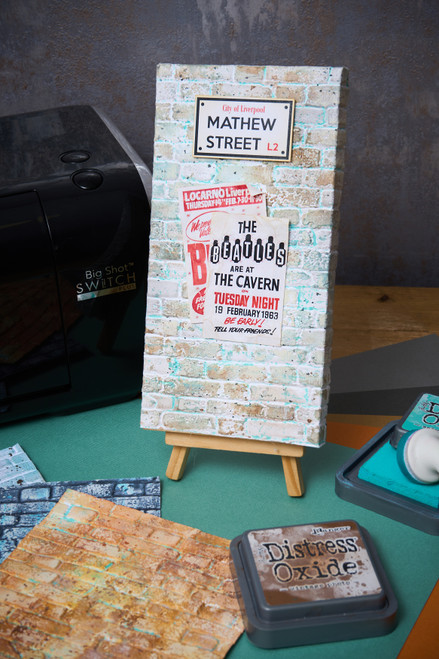 Sizzix 3D Texture Fades A5 Embossing Folder By Tim Holtz-Brickwork - 5A003238-1H3R8 Sizzix 3D Texture Fades A5 Embossing Folder By Tim Holtz-Brickwork - 5A003238-1H3R8