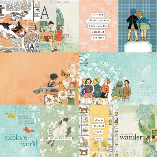 20 Pack - Toddler Time Double-Sided Cardstock 12"X12"-Journal Cards - 5A002J33-1GKMN 20 Pack - Toddler Time Double-Sided Cardstock 12"X12"-Journal Cards - 5A002J33-1GKMN