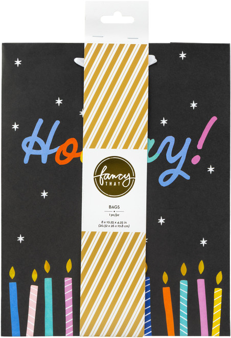 10 Pack - American Crafts Gift Bag with Ribbon Handle-Hooray - 5A002NSD-1GQJT - 718813158503 10 Pack - American Crafts Gift Bag with Ribbon Handle-Hooray - 5A002NSD-1GQJT - 718813158503