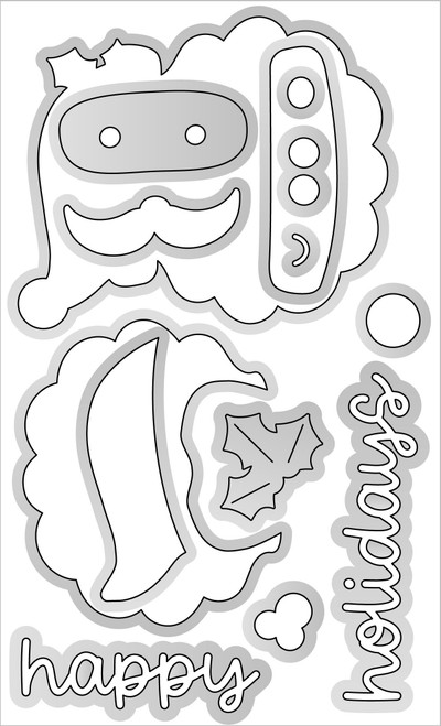 Doodlebug Doodle Cuts Dies-Happy Holidays - 5A003D7G-1H9J3