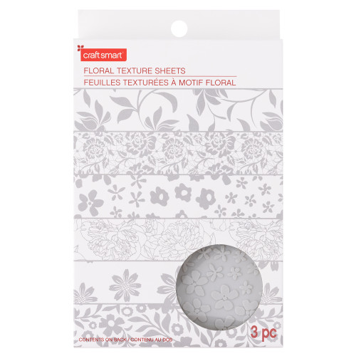 3 Pack - American Crafts Craftsmart Texture Sheets-Floral - 5A002NXR-1GQDZ - 195158966473