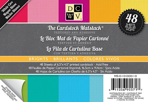 DCWV Matstack 6.5"x4.5" 48/Pkg-Brights - 5A002QQ4-1GS76 - 611356955717