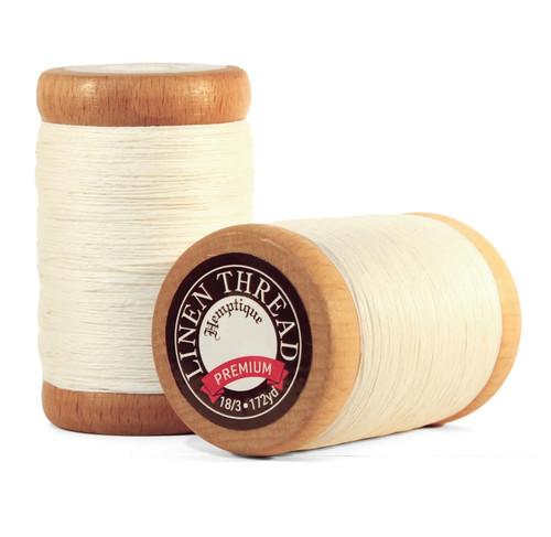 Hemptique Flax Linen Thread 0.6MM-Natural - 5A003CLS-1H8XG - 602573271469