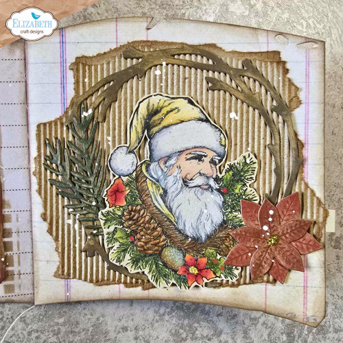 Elizabeth Craft Clear Stamps-Santa - 5A003CLH-1H8X3 Elizabeth Craft Clear Stamps-Santa - 5A003CLH-1H8X3