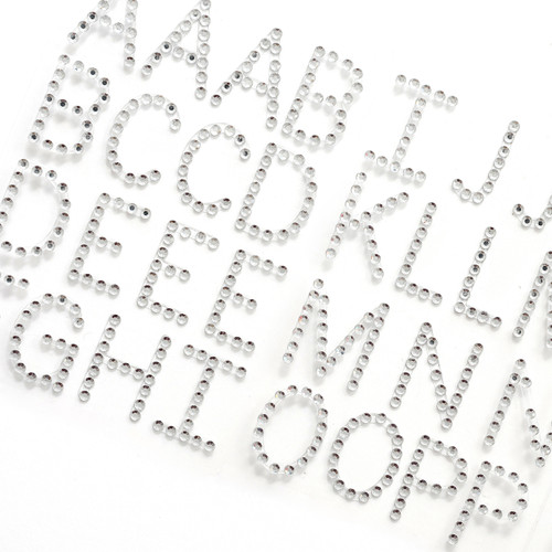 Sizzix Bigz Die By Tim Holtz 5.5"X6"-135 Rhinestones (46 Letters) - 660030-0