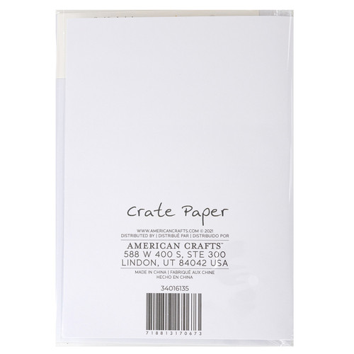 Crate Paper - Greeting Card - 5x7 - Wedding-Together Forever - Glitter & Ribbon - 5A002NCV-1GQ1V