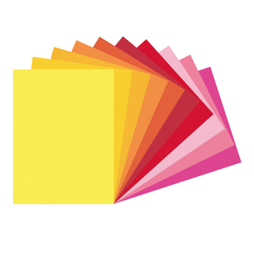 3 Pack - Tru-Ray Heavyweight Construction Paper Warm Assorted Colors-9"X12", 50 Sheets - 5A0035J0-1H6SV