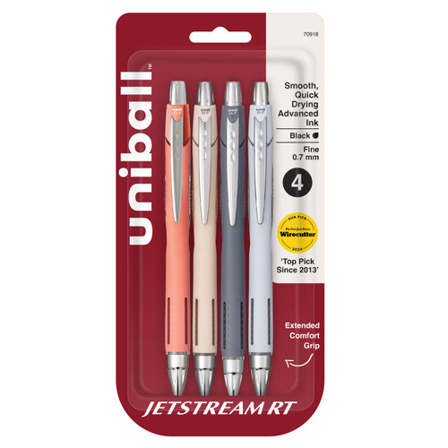 3 Pack - Uni-Ball JETSTREAM RT 0.7 4CT-Black Warm - 5A0039DC-1H8KP - 030246709184