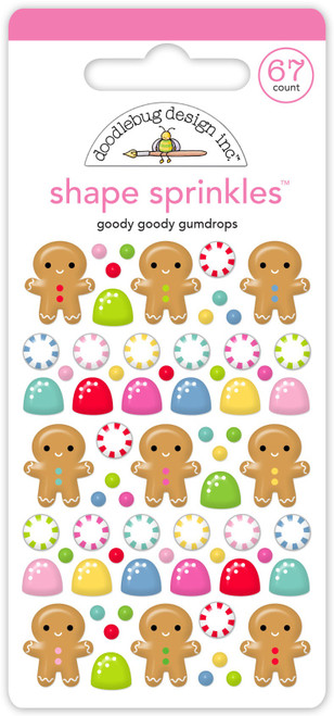 Doodlebug Sprinkles Adhesive Glossy Enamel Dots-Goody Goody Gumdrops - 5A003D9F-1H9K0 - 842715089518