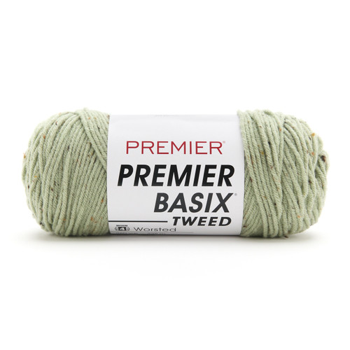 3 Pack - Premier Basix Tweed Yarn-Sage Tweed - 2003-1H987 - 840166865903