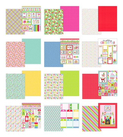 Doodlebug Double-Sided Paper Pad 6"X8"-Oh What Fun - 5A003D7Y-1H9HV