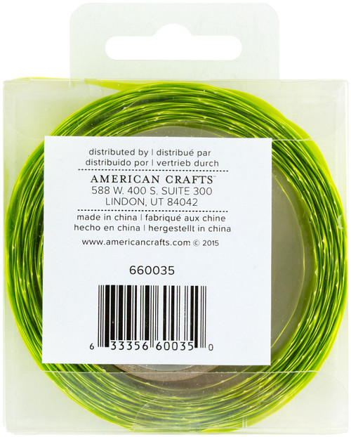 3 Pack - We R Chevron Washi Tape .875"X26'-Lime - 5A003G27-60035